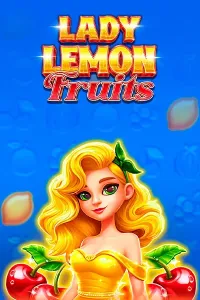 lady lemon fruits game logo