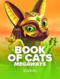 book of cats megaways game logo